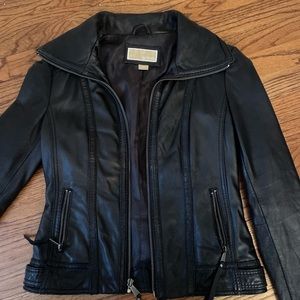 Vintage Michael Kors genuine leather jacket
